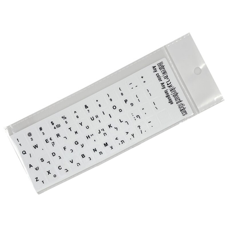 Ersatz-tastaturaufkleber, buchstabenfolie, mehrbuchstabenaufkleber für tablet-laptop  e8be: 4