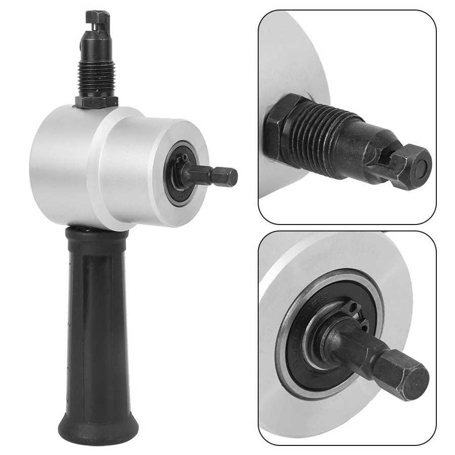 Sheet Metal Nibbler Double Headed 160a Metal Cutting Tool Drill Attachment Metal Cutting Machine Cutting Tool