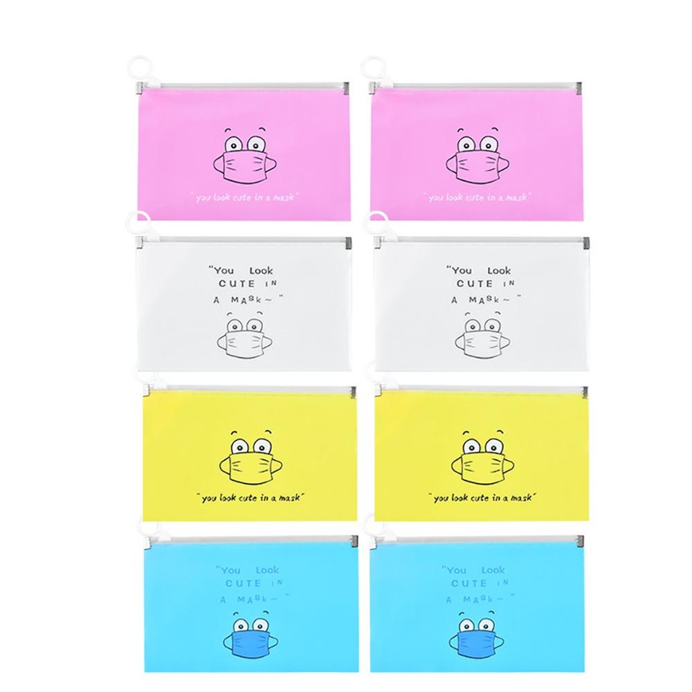 Maske lagerung Kasten maske verpackung Kasten feuchtigkeit-beweis und staubdicht tragbare kunststoff rechteckigen lagerung Kasten einweg maske Kasten: 8PC