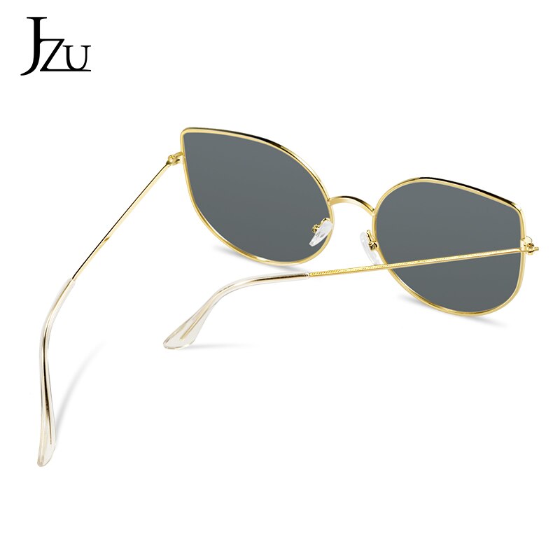 Grote metalen cat eye dameszonnebril met groot frame - verkoop van veelkleurige dameszonnebrillen retro