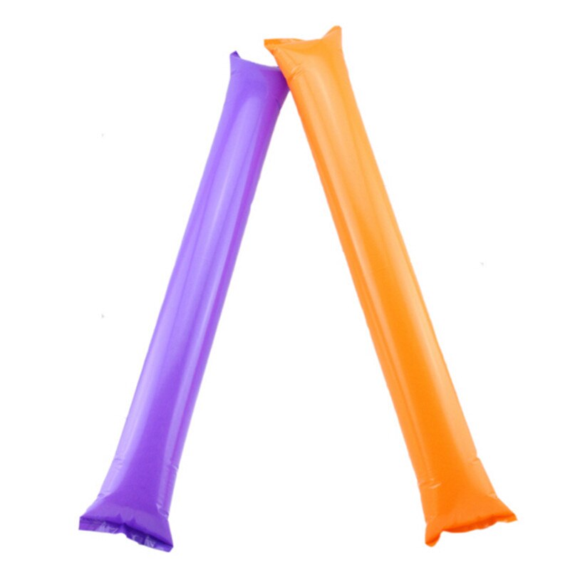 100pcs/lot mix color Inflatable Clapper,cheerstick, Inflatable Sticks, Balloon Stick Clapper Cheering Stick Noise Maker