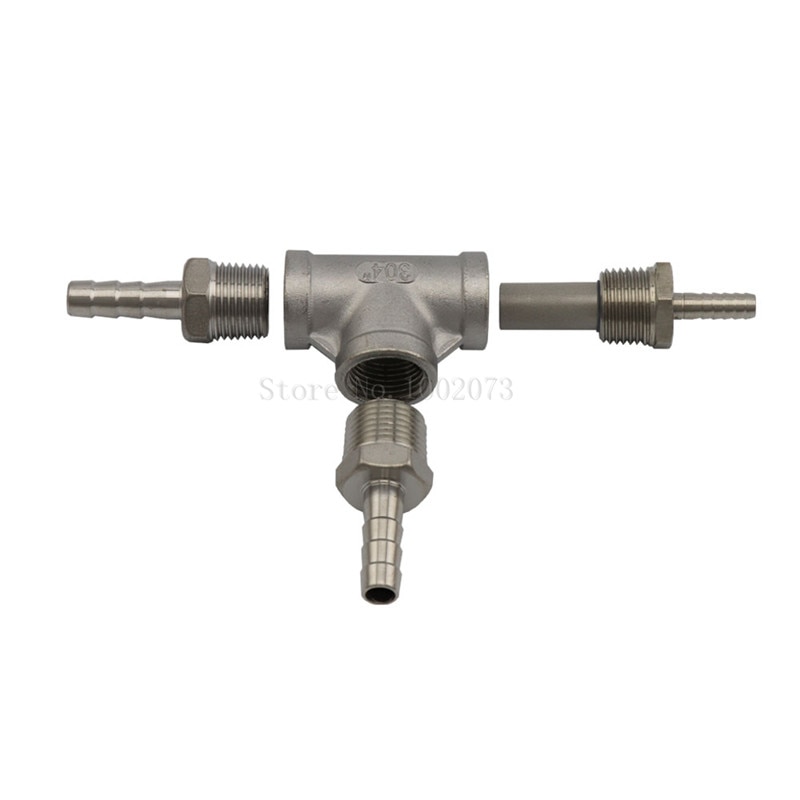 Birra in acciaio inossidabile in linea aerazione/ossigenazione diffusione pietra 2 micron - 1/2 &quot;MPT per Homebrew