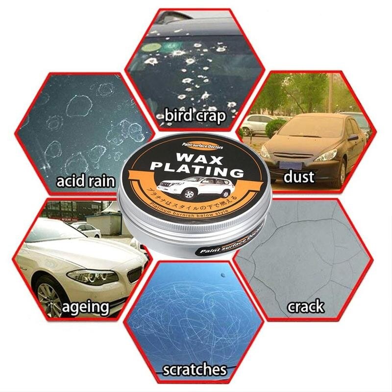 Car Polish Wax Plating Set Hard Glossy Wax Layer Covering The Paint Coating Waterproof Film Formula Super S6D7