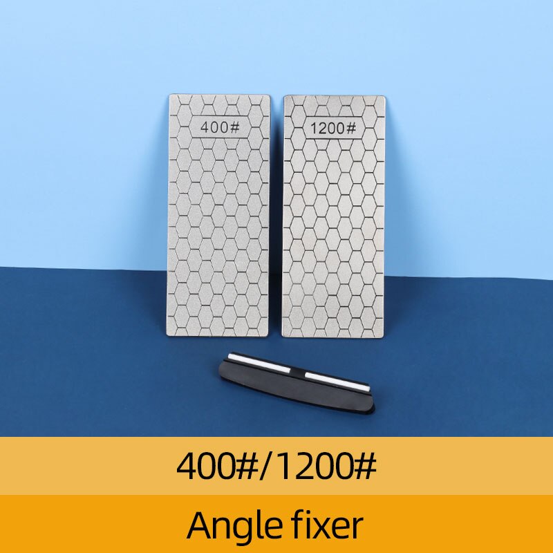 Afilador de cuchillo de diamante piedra de afilar de accesorios de herramientas de cocina Gadgets 1- 4 Uds conjunto Grit 400 de 600 de 1000 bien Whetstone: 400 1200 Locator