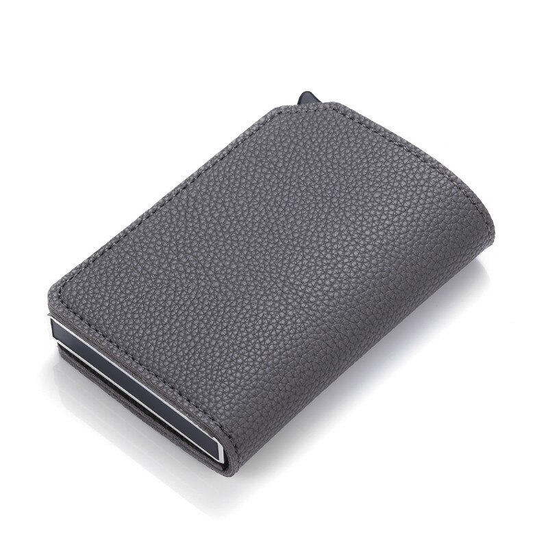 ZOVYVOL Carbon Fiber Anti-theft Card Holder RFID Pop-up Clutch Multi Men and Women Unisex Card Case Multi Smart Wallet