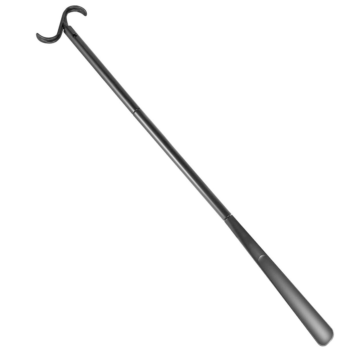 4# Portable Slider Handled Shoe Horn Shoe Lifting Dressing Aid Rod Stick With Shoe Horn With Sock Removal Tool Adjustable Extend