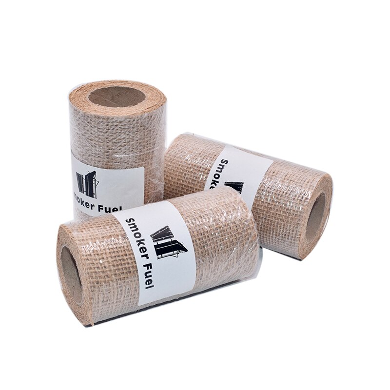 Ahumador de abejas de arpillera, rodillo de 300CM, combustible, limpiador de apicultura, humo menos irritante para las abejas: 4 Rollers Fuels