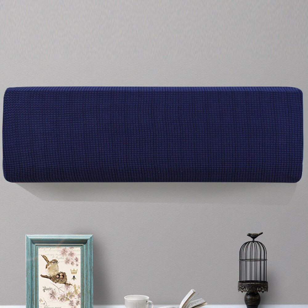 Housse de protection Anti-poussière pour climatiseur, en polaire, élastique, pour montage mural, facile à nettoyer, décoration de la maison: 05 / 80-86cm