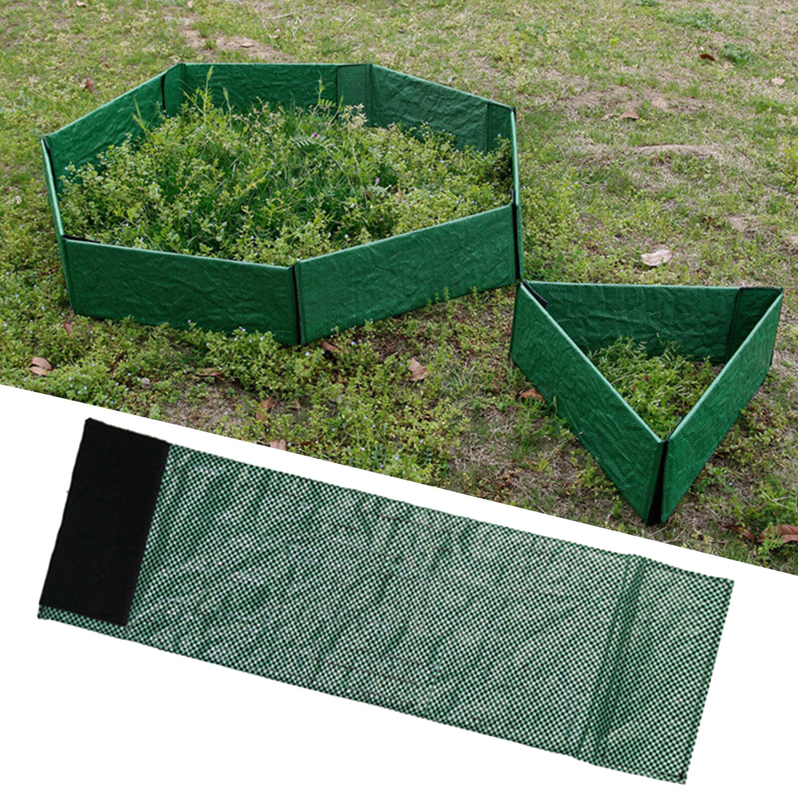 Decorative Garden Fence Border Detachable Plastic Vegetable Farm Barrier Planting Grounding Fence Garden Edging Lawn Supplies