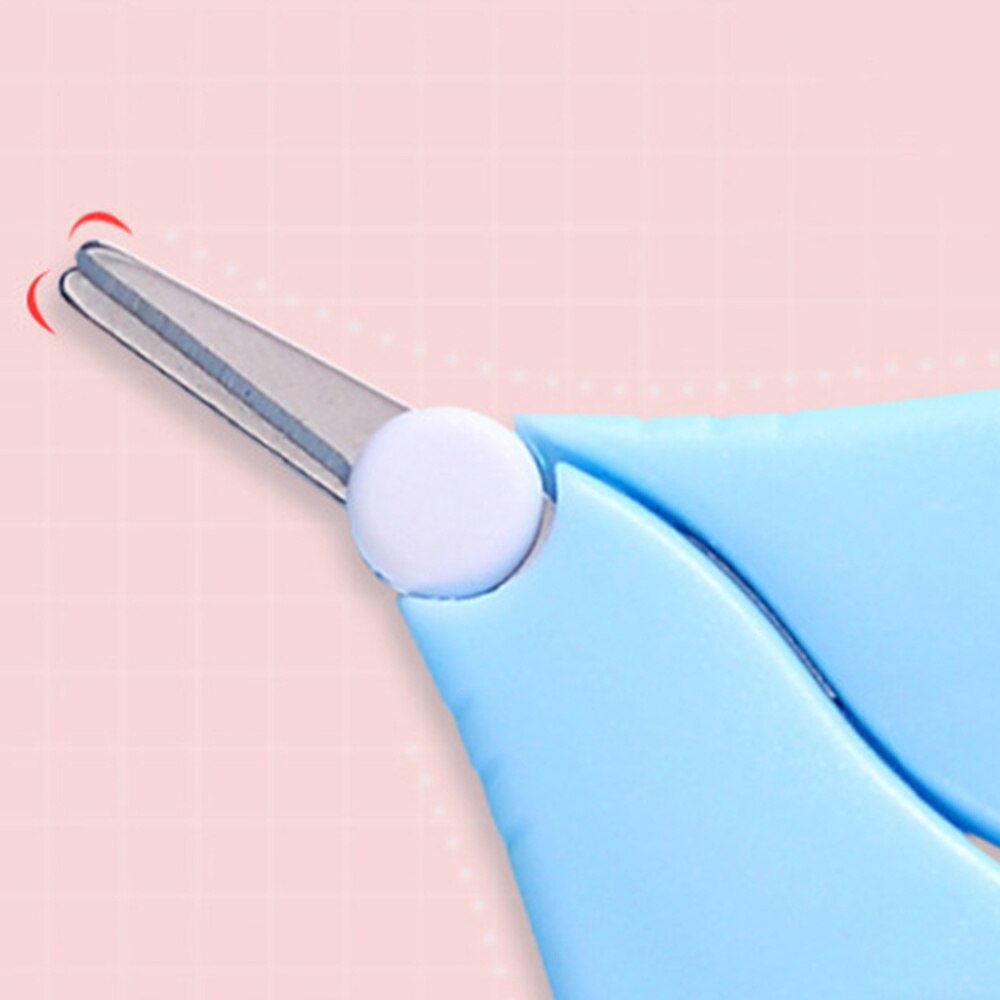 2 Sets Useful Durable Practical Baby Fingernail Scissors Nail Grooming Kit for Infant Baby Kid