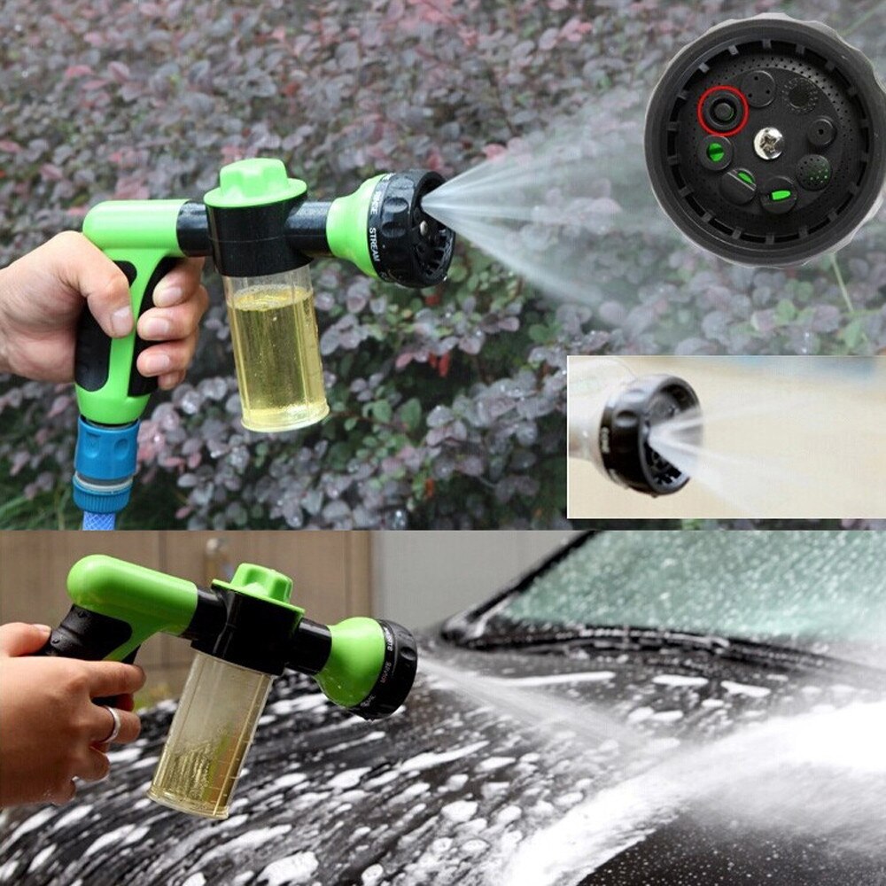 Pressure Washer Foam Car Washer Sprayer Garden Hose Nozzle Sprayer With 8 modes For Car Plants Sanitizer Sprayer