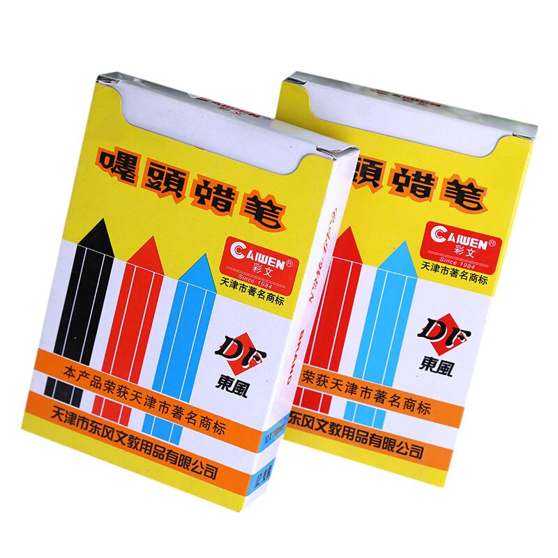 Industrielle Buntstifte Reifen Marker Buntstifte Kennzeichnung für Holz Holzbearbeitung Industrie Gebäude Stein Stahl (12Stck/einer Kasten/eine farbe)