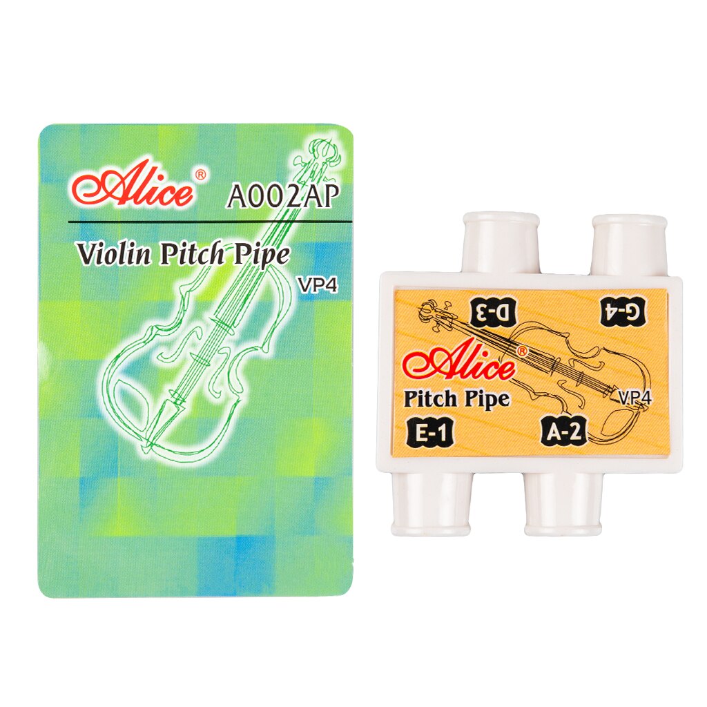 Alice A002AP Violin Pitch Pipe 4 Holes Plastic Pitch Pipe Traditional Classic Pitch Pipe