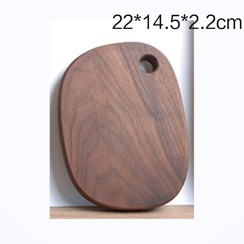 Black Walnut Cutting Board Breadboard Solid Wood Rootstock Board Appliances Beeswax Whole Wood Board Kitchen Chopping Block: circular