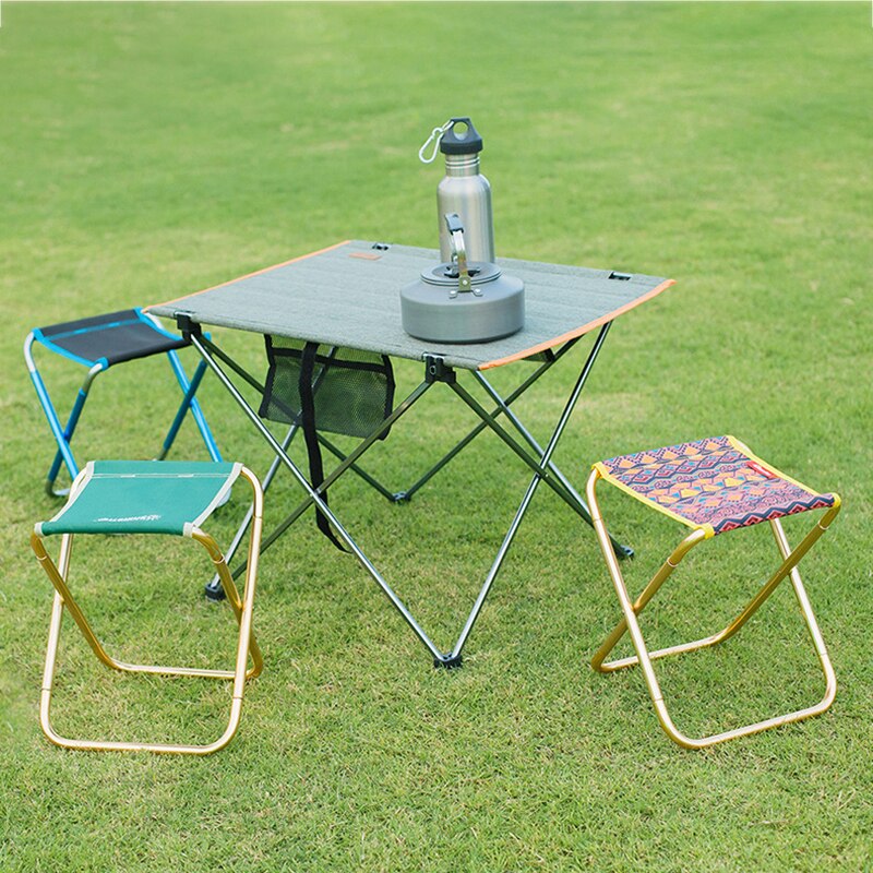 Portable Folding Chair Outdoor Camping Kruk Vissen Stoel Aluminiumlegering Ondersteuning Stabiele Outdoor Stoel Voor Reizen Picknick Wandelen