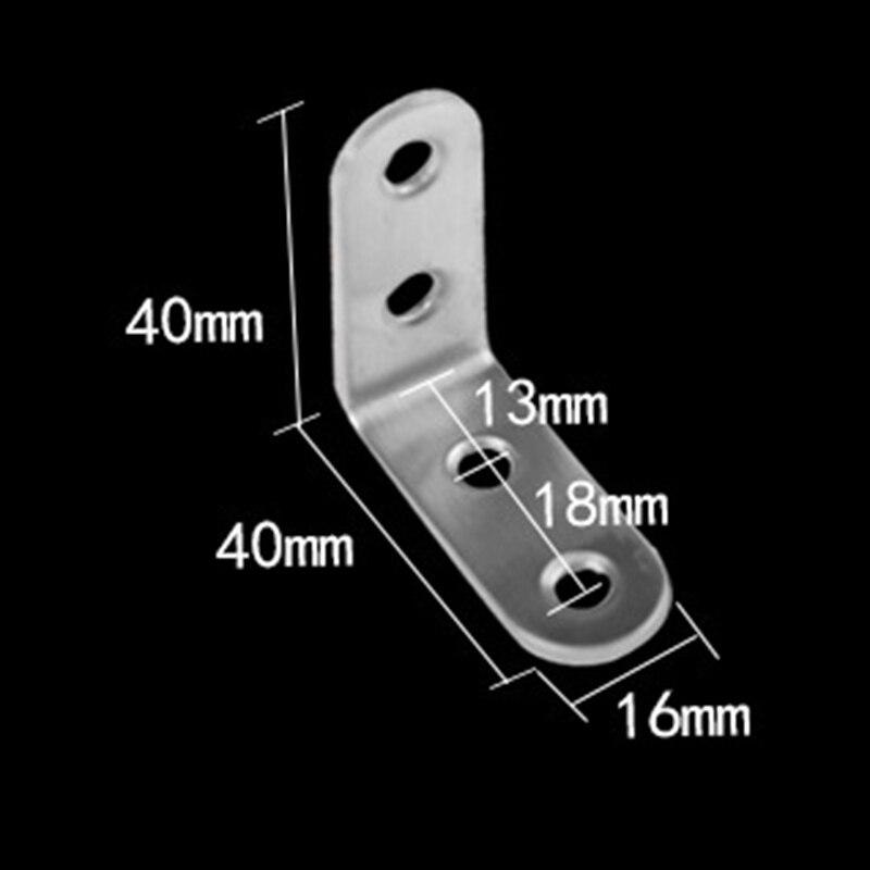 10pcs Corner Brace Angle Bracket Stainless Steel L... – Grandado