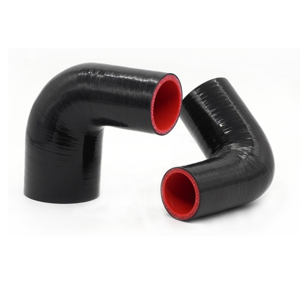 R -ep 90 graders reducering silikon armbågsslang 45-63mm silikongummi skarv mellankylare för kompressorrör flexibel
