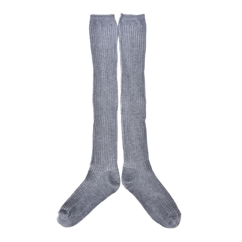Collants pour femme, bottes Extra longues au dessus du genou, tricot, danse, loisirs, adulte, jambière haute, hiver: GRIS