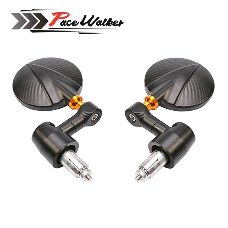 PACEWALKER neue Spy R80 Bar End motorrad hinten seite Spiegel für honda yamaha kawasaki