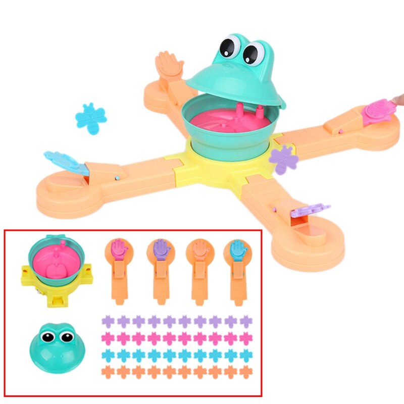 Feeding Frog Projection Eating Beans Fun Desktop Puzzle Science Game Parent-Child Interactive Children'S Toys