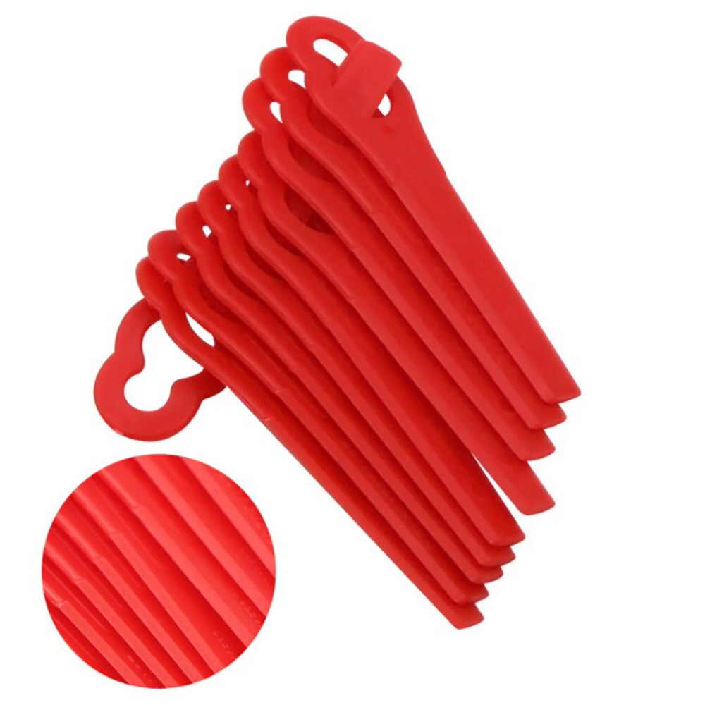 100 pièces/ensemble Swing plastique lame pendentifs pour DKGT06 20V Lithium 1500mAh sans fil coupe gazon jardin Timmer