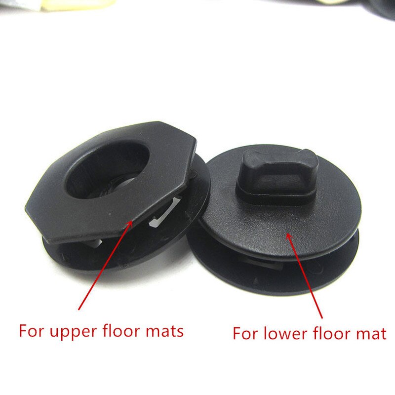 1set Universal Clip Carpet Fixing Grips Clamps Buckles Floor Mat Fastener Clips For Car Interior Accessories