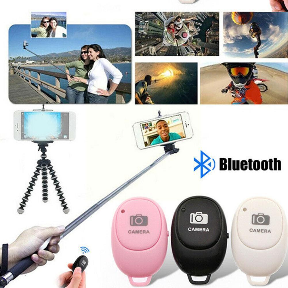 Selfie Artifact Remote Control Bluetooth-compatible Selfie Button Mini Wireless Controller Camera Shutter Release Button Fo G5w9