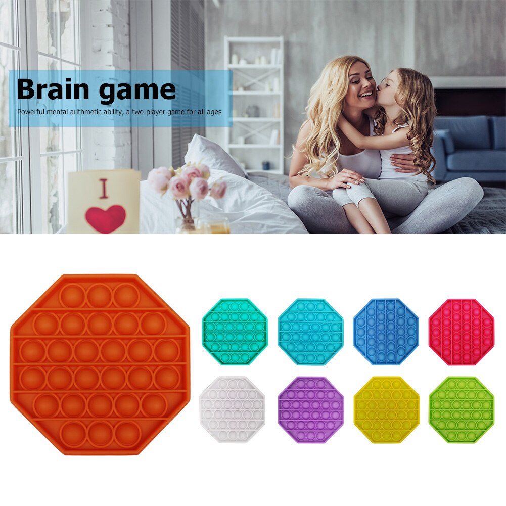Push Bubble Fidget Spielzeug - Autismus Spezialbedarf Stressabbau - Fokusverbesserer - Weiches Quetschspielzeug