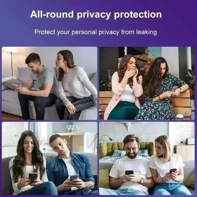 1-4PCS Privacy Dust Free Screen Protector For iPhone 17 Pro Max Tempered Glass Anti-Scratch Oleophobic Coating Easy Installation