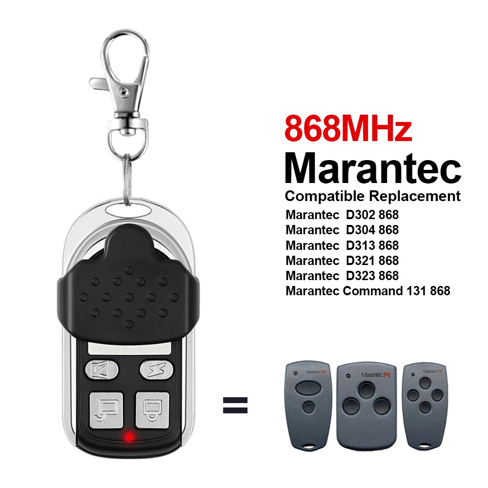 MARANTEC Digital 302 D302 D304 D313 868 433 MHz Garage Door Remote Control MARANTEC 868.35MHz 433.92MHz Gate Opener Clone