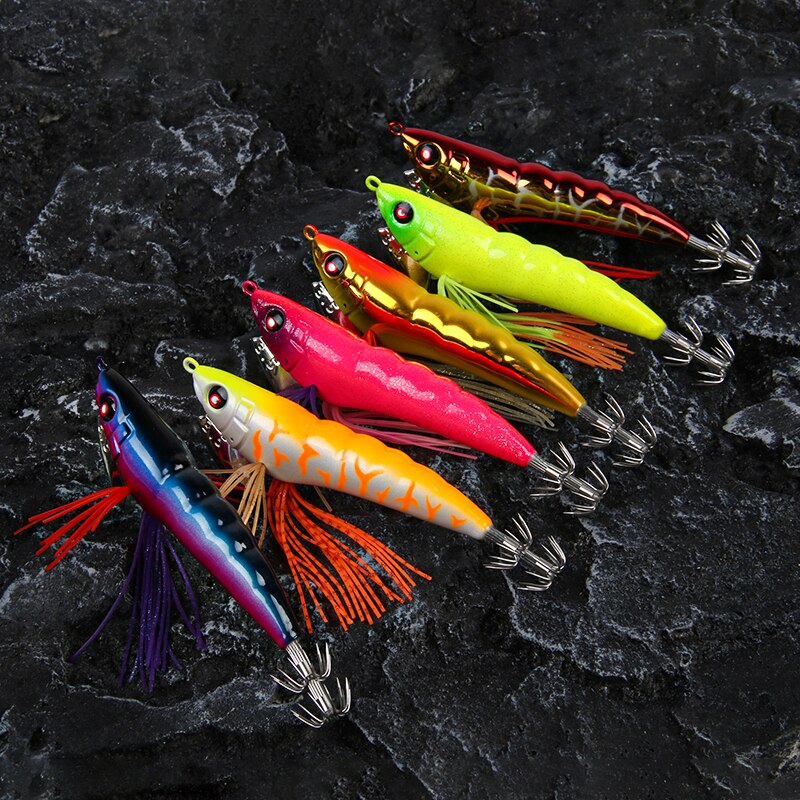 LETOYO 3.5 #18g Eging pesca adescare calamaro Jigging artificiale esca lancio calamaro gancio Jig per pesca in cavalla seppie attrezzatura per acqua salata totanare per seppia e calamari