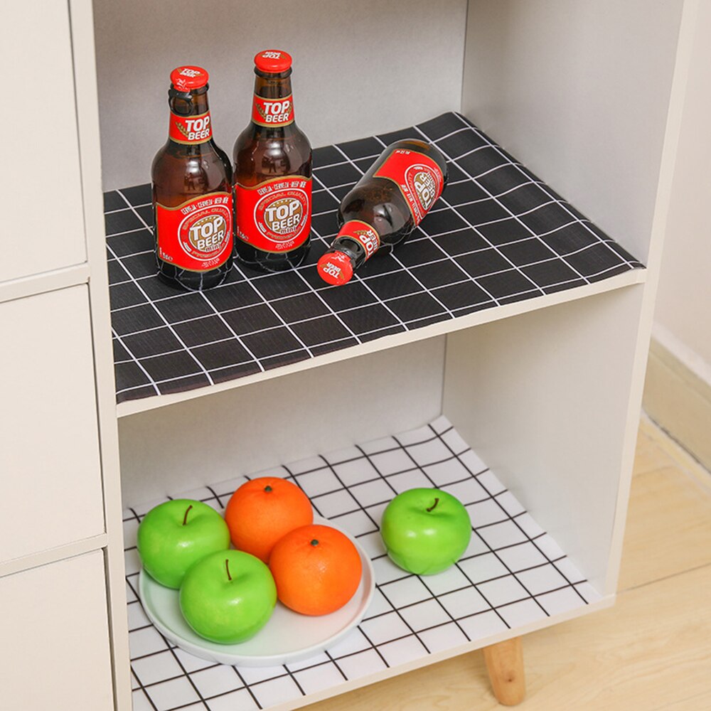 1 PC Oxford Doek Waterdicht Plank Lade Liner Kast Tafel Dekken Mat Non Lijm voor Keuken Kast Koelkast Liner