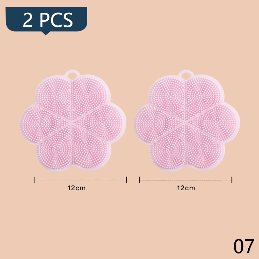 Opvouwbare Hete Kom Clip Pot Rvs Schotel Houder Stoomboot Tong Siliconen Oven Mitt Keuken Gereedschap Anti Proximity handschoenen: Pink Placemat