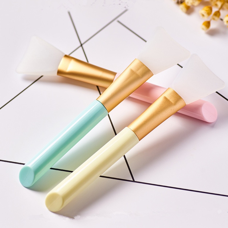 1pc sminkborstar ansiktsmask borste silikongel gör det själv kosmetiska skönhetsverktyg broschor för maquillaje