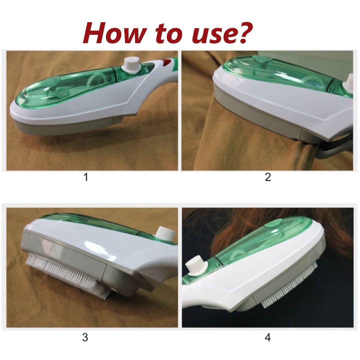 Portable Mini Steam Garment Ironing Machine Handheld Electric Iron Steam Brush Mini Household Ironing Machine for Clothes 1000W