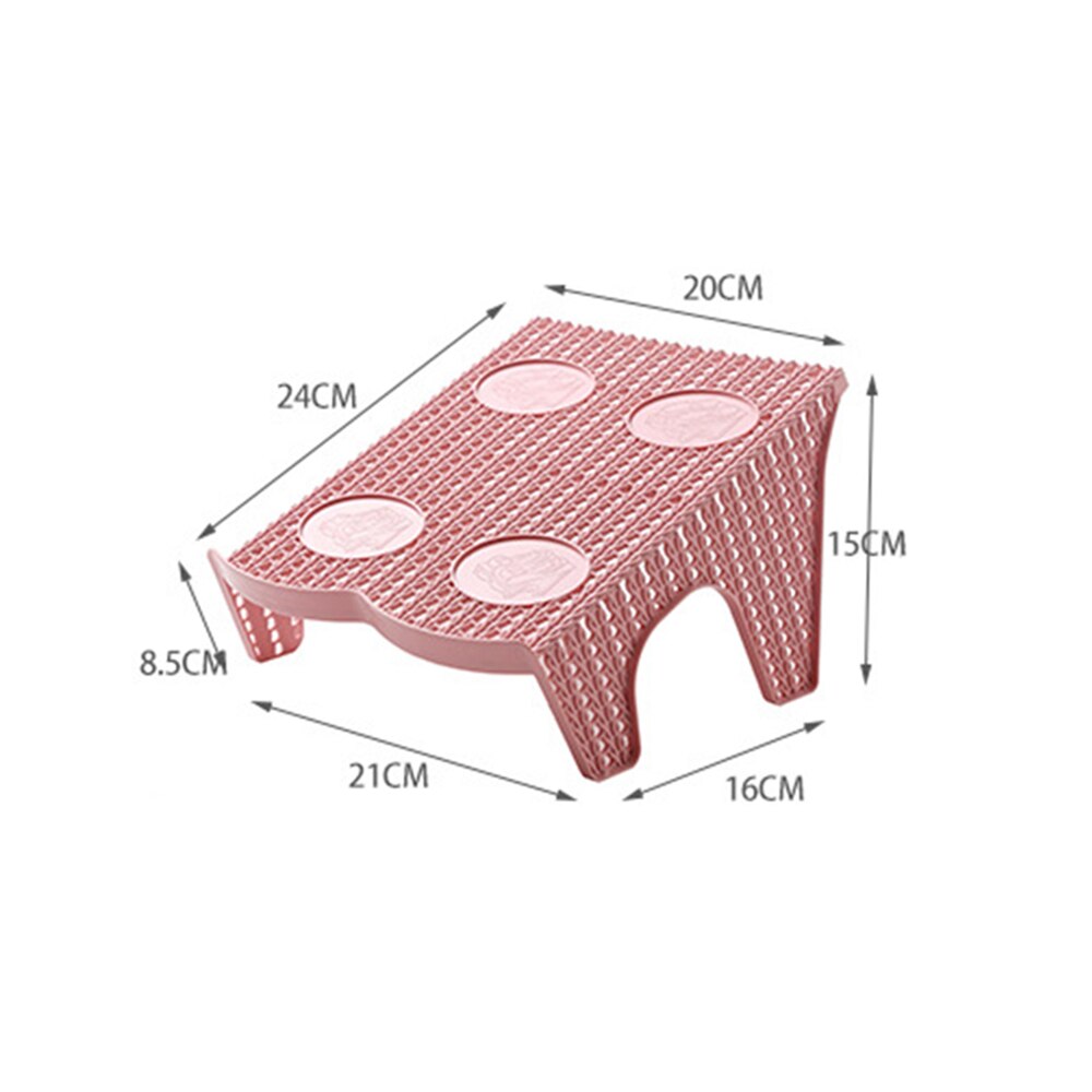 1Pcs Shoe Slots Double Layer Plastic Space Saver Holder Shoes Storage Box Organizer Stand Holder Household Organizer Supplies