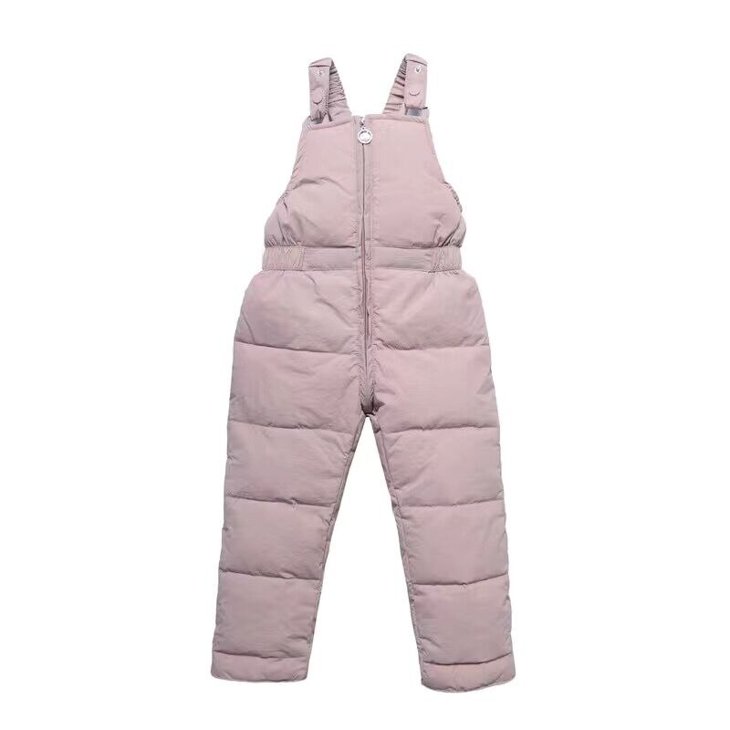 Tuta calda per bambini invernali autunno ragazze ragazzi Plus pantaloni spessi tuta per bambina per 1-5 anni tuta da sci per bambini: Pink / 3T