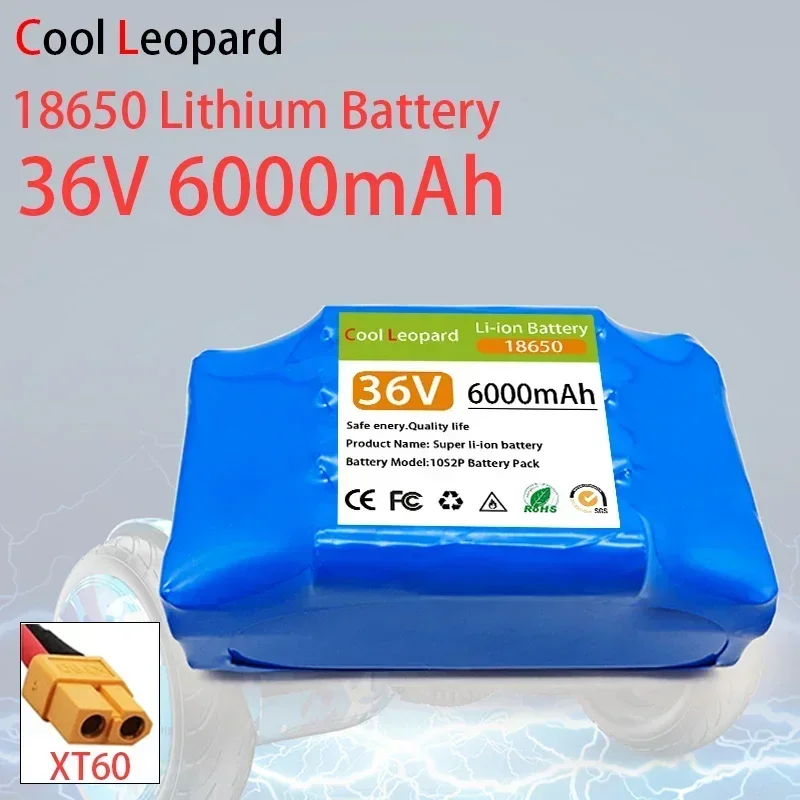 De 36v 10 s 2p 4400 mah-batterij is de lithium-ionbatterij van de zelfbalancerende eenwieler met vering.