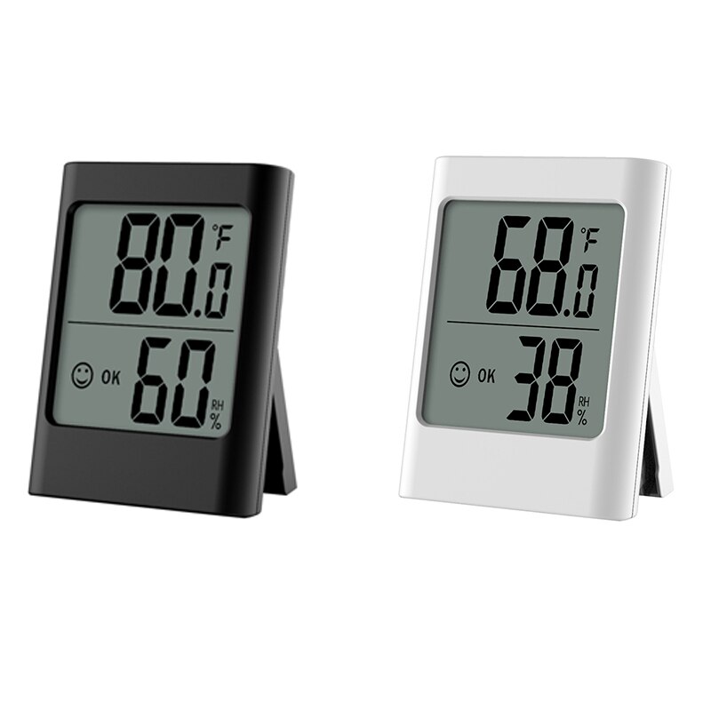 Humidity Gauge Indoor Thermometer Digital Hygrometer Battery Powered Thermometer And Humidity Gauge