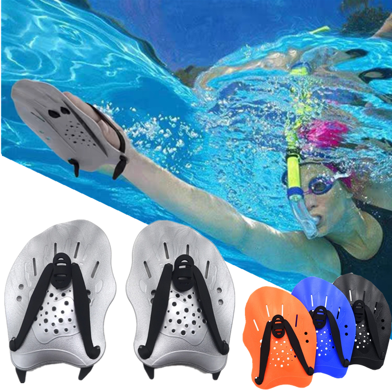 freundlicher und Erwachsene, Wassersport, Schnorcheln, Schwimmpaddel, Ausbildung, Schwimmtraining, Handschuhe mit Schwimmhäuten, Polsterflossen, Flossen