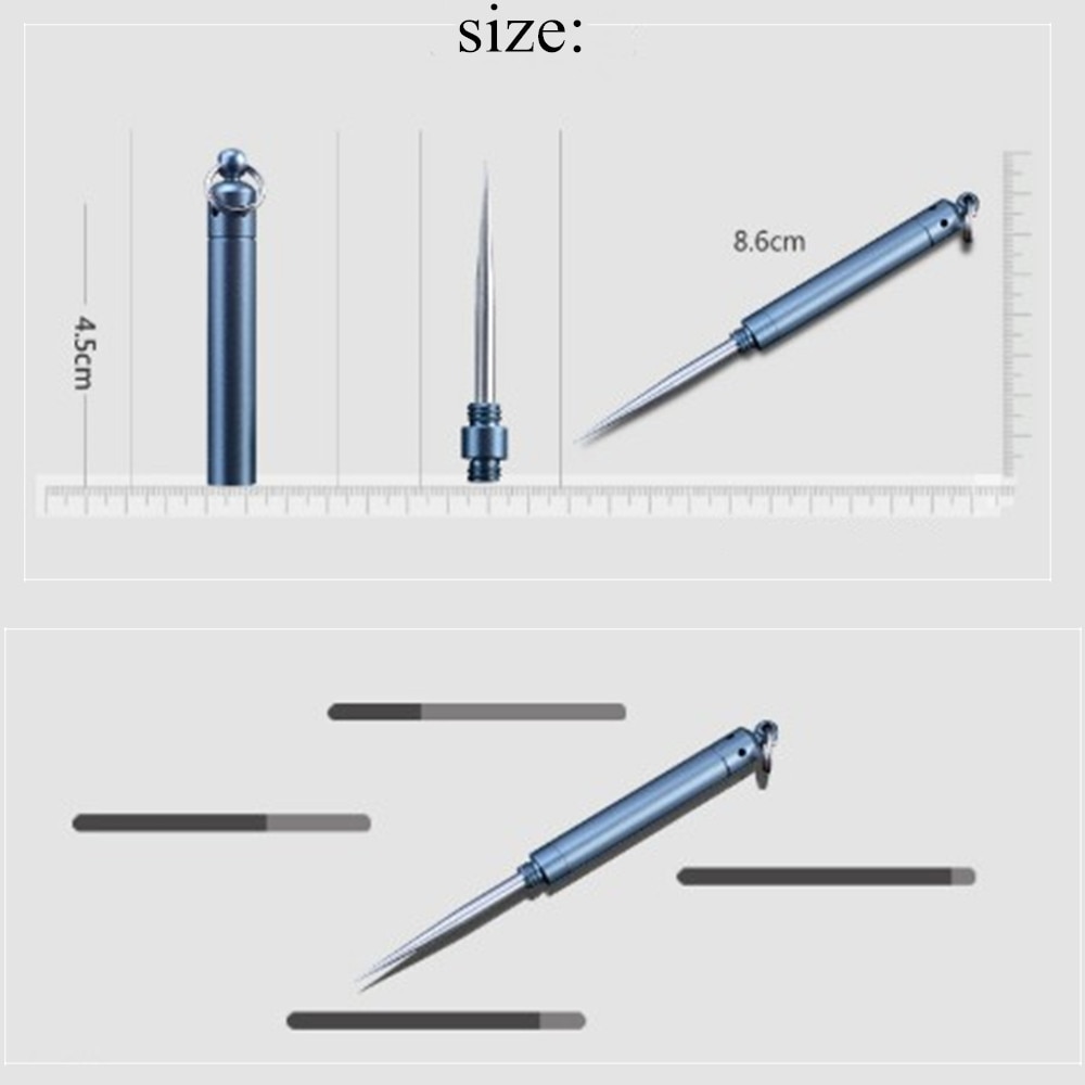 Rvs Fruit Tandenstoker Aluminium Metalen Tandenstoker Fles Fruit Vork Draagbare Outdoor Herbruikbare Voedsel Picks Camping Tool