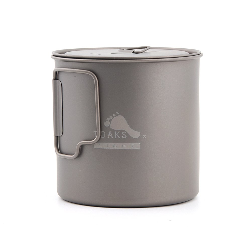 TOAKS Titan Camping Topf und Tasse (375ml, 450ml, 550ml, 650ml, 700ml, 750ml, 800ml, 900ml, 1100ml): 650ml