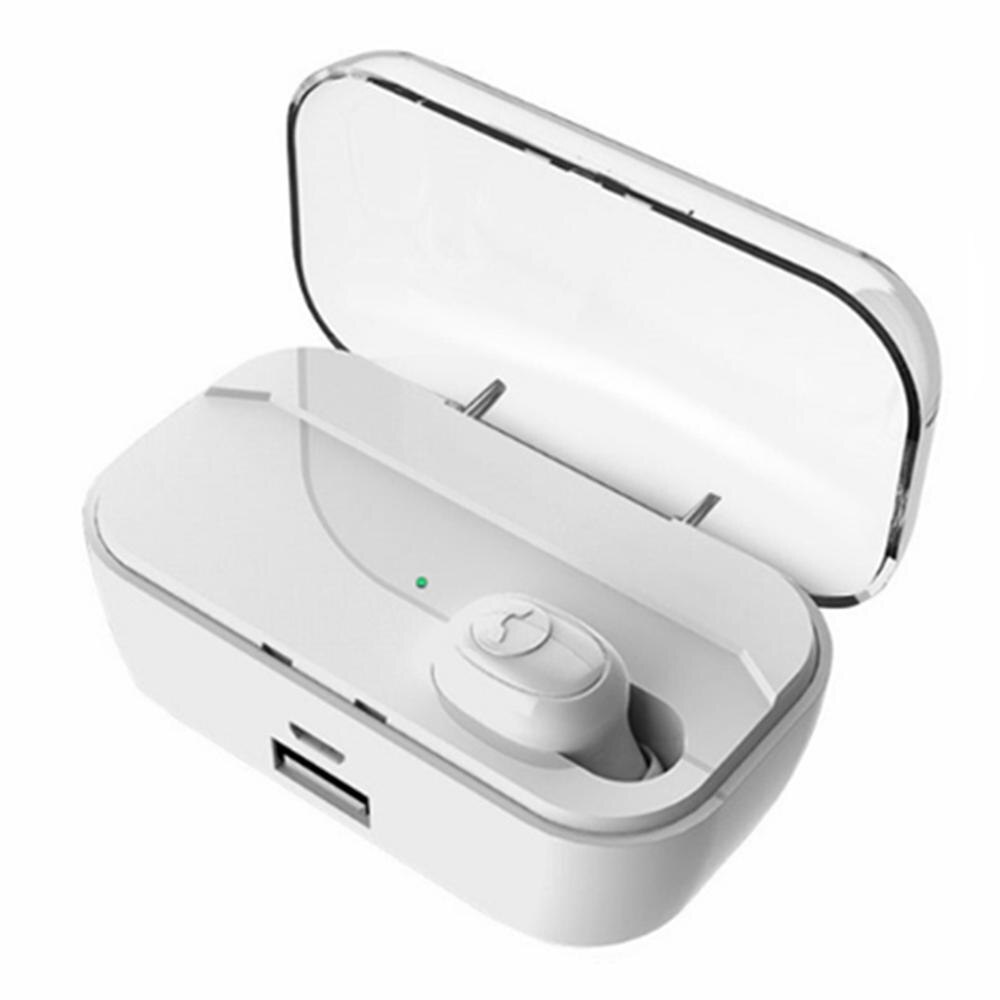 G6S Mini In-Ear Bluetooth 5.0 Stereo Draadloze Oortelefoon Oordopjes met Opladen Doos: White 1