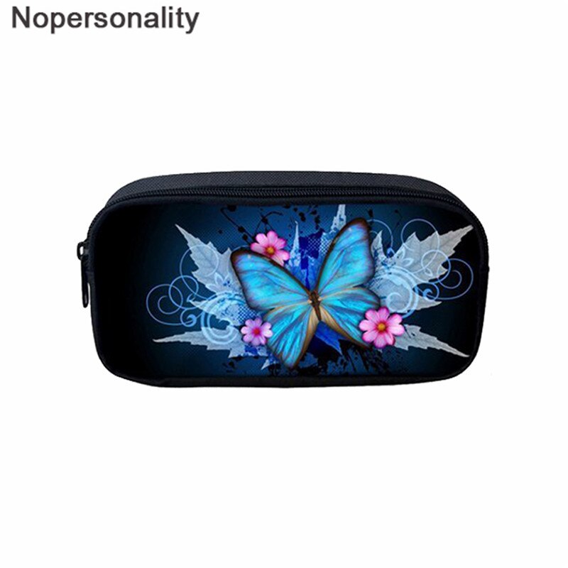 Nopersonality Beautiful Backpack for Women Girls School Bag Sets Colorful Butterfly Prints Teenage Bag Pack Kids Rugzak Mochilas: Z165K