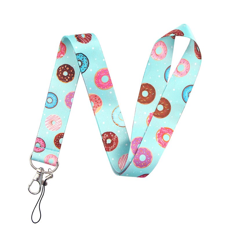 Llavero LT683 con correa para el cuello, Soporte para tarjeta de identificación, cuerda para colgar, accesorios para llaveros,