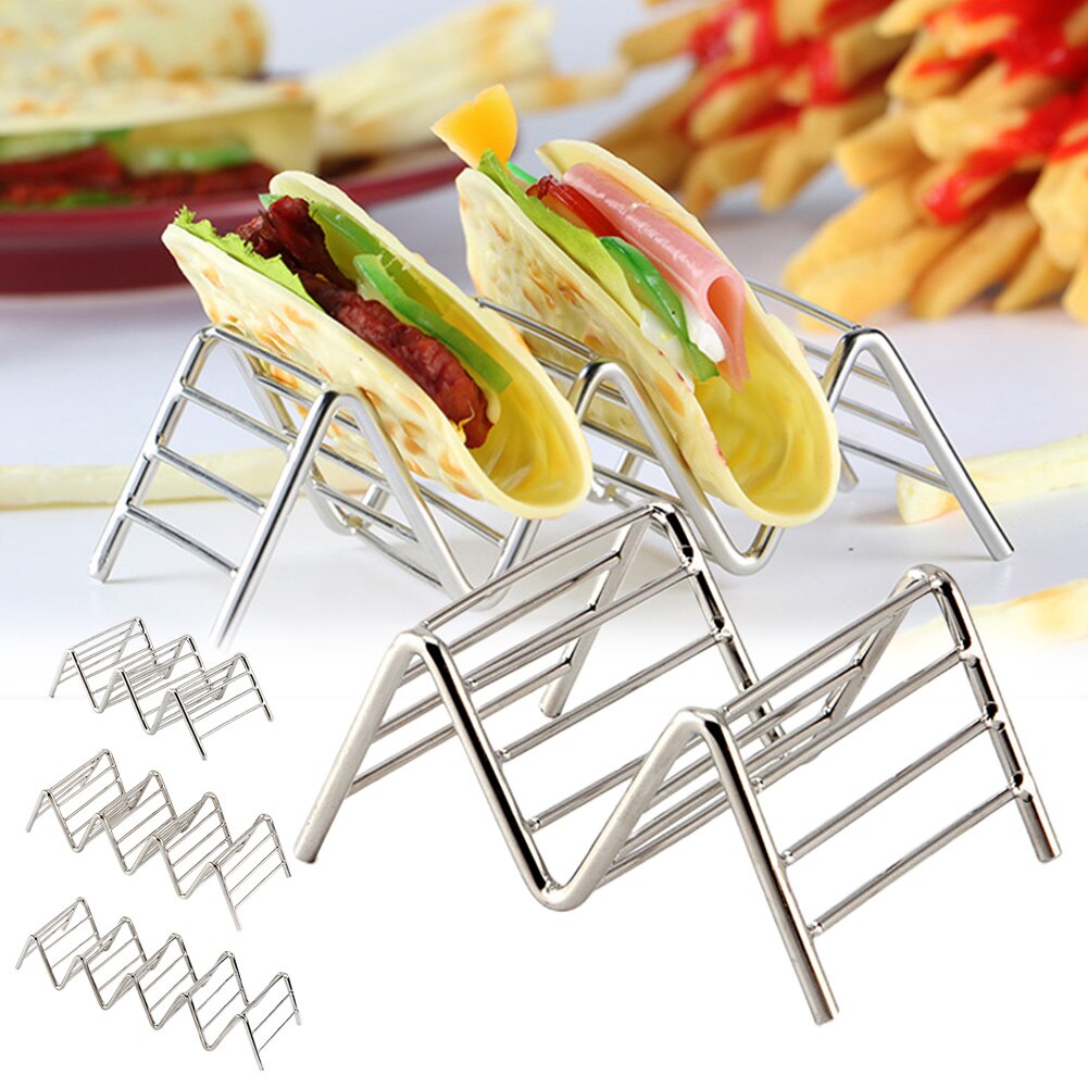 Simple Tray Home Kitchen Party Taco Holder Stand R... – Grandado