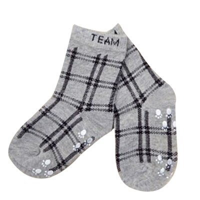 Kids Cotton socks Boy,Girl,Baby,Infant,toddler Cartoon sports socks,For Children: Gray