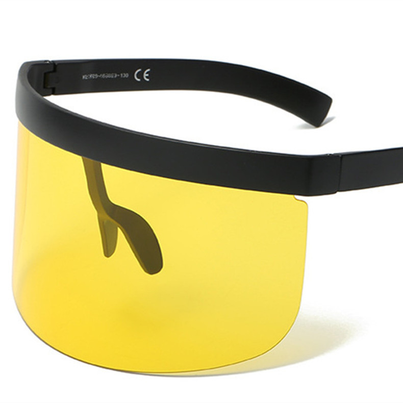 UV400 hombres mujeres gafas De Ciclismo deporte al aire libre MTB bicicleta gafas De sol motocicleta mujeres gafas De sol Oculos De Ciclismo: Amarillo