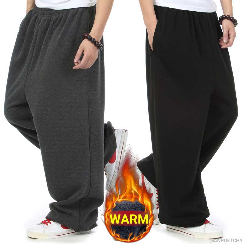 Danse Hip Hop pantalons de survêtement Harem hommes Joggers pantalon coton ample Baggy pantalons de survêtement Streetwear pantalon jambe large hommes vêtements