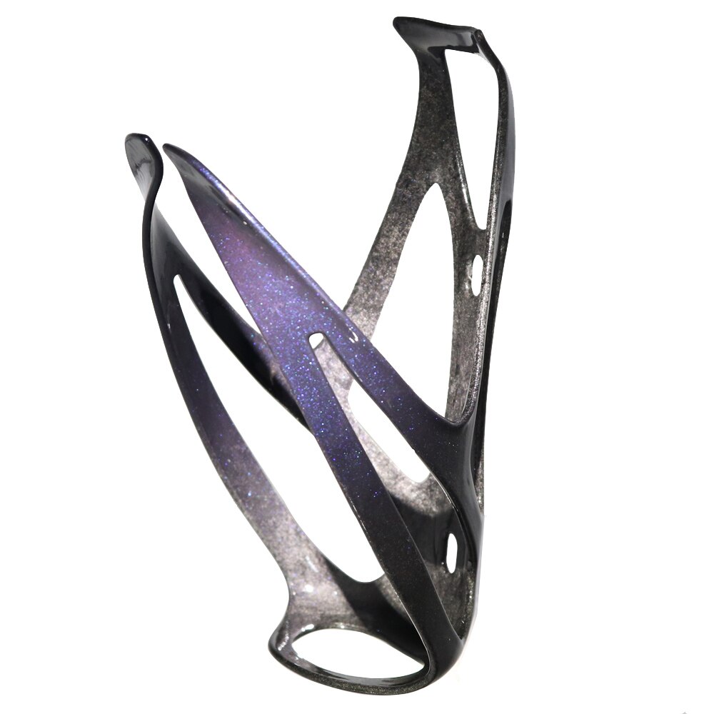 road bicycle bottle cage carbon fiber nylon fiber hybrid material bike bottle holder mtb bicycle water bottle holder: purple